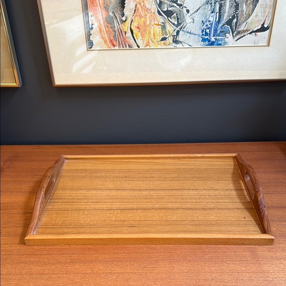 Brown vintage teak wood Vanity Tray for Bath with Elegant Design multipurpose - Picture 1 of 9